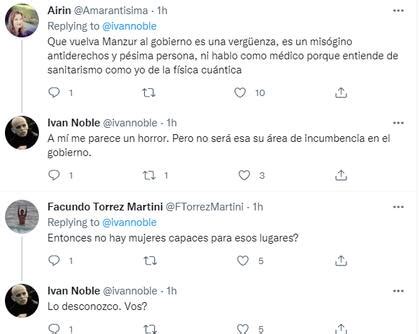 ivan noble twitter|Iván Noble se cruzó con las feministas en Twitter por los cambios .